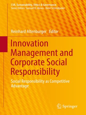 cover image of Innovation Management and Corporate Social Responsibility